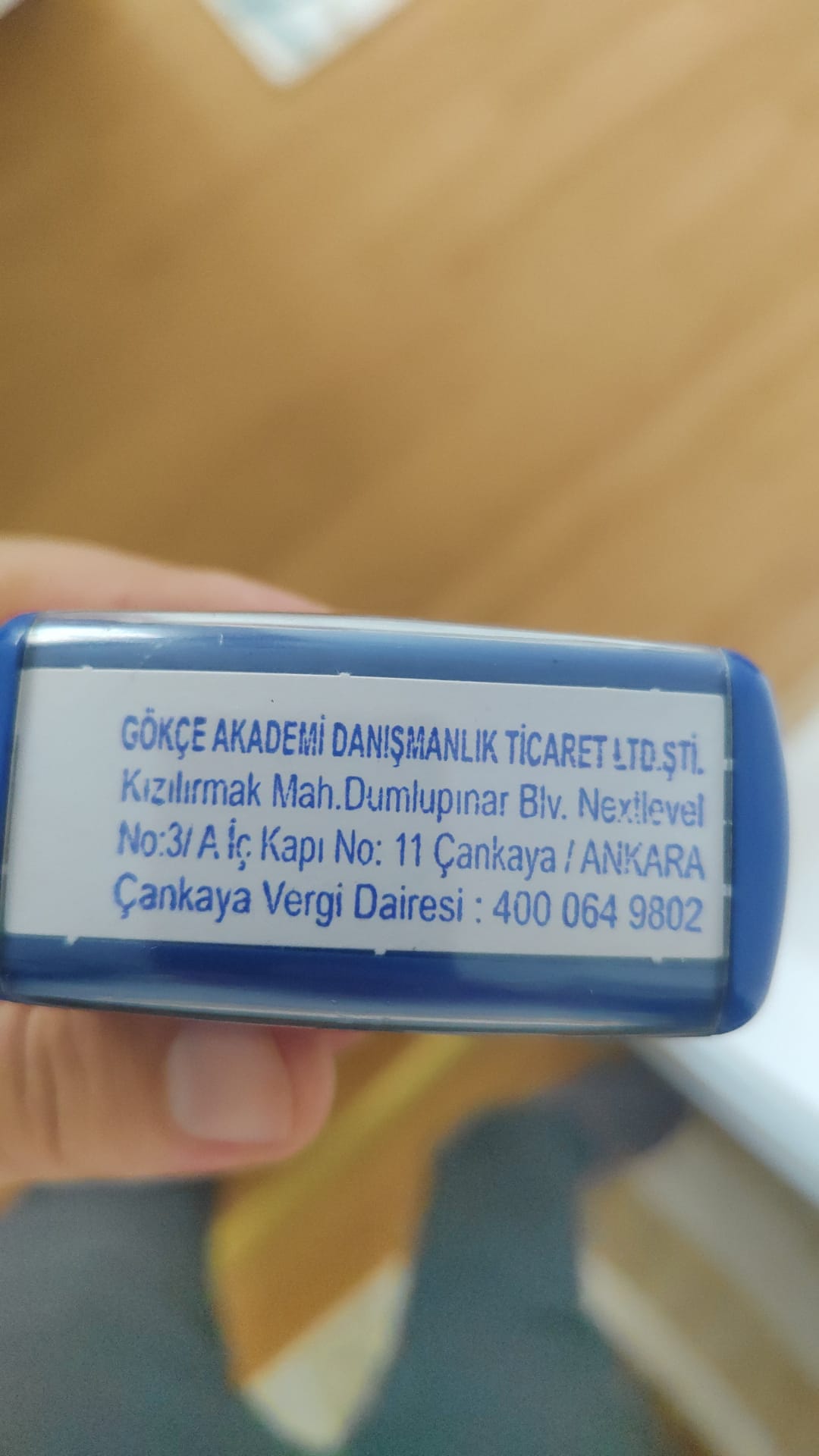 GÖKÇE AKADEMİ DANIŞMANLIK TİCARET LİMİTED ŞİRKETİ kaşe görseli